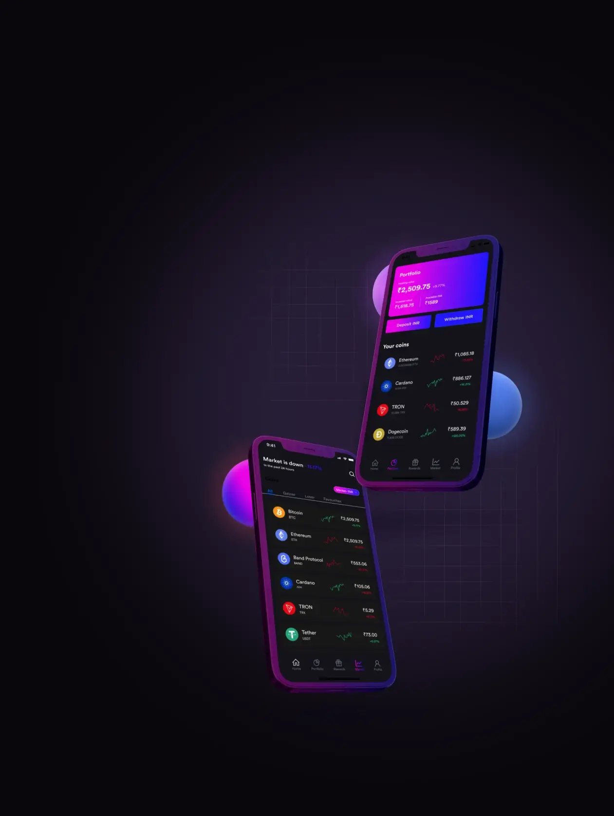 Amocustex App Vault - "Zaregistrujte se" nebo "Vytvořte účet"